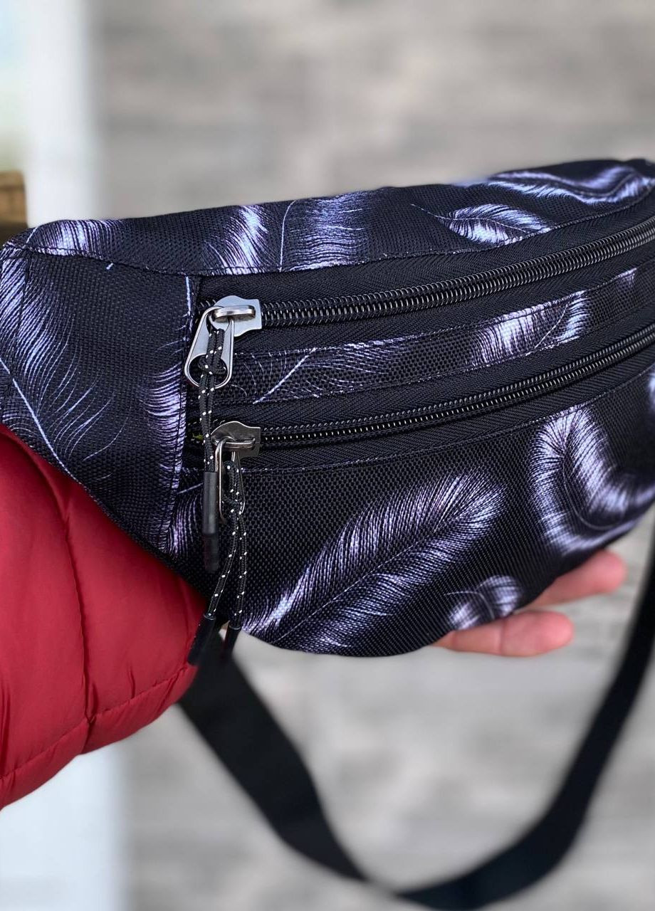 Стильна сумка нагрудна бананка поясна Saturn feather SG (267499247)