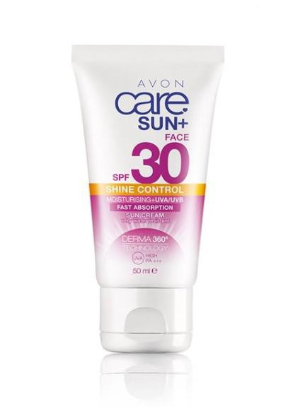 Солнцезащитный крем для лица «Блеск-контроль» SPF30 Avon (260339954)