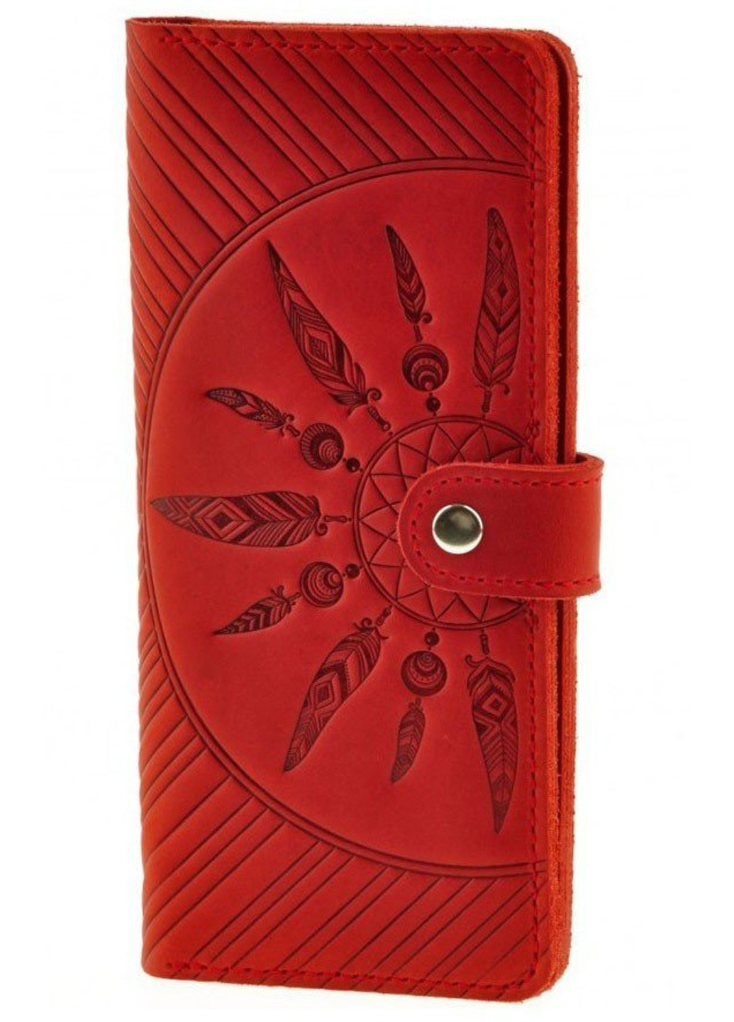 Жіночий шкіряний гаманець 7.0 Червоне BN-PM-7-RED BlankNote (276773532)