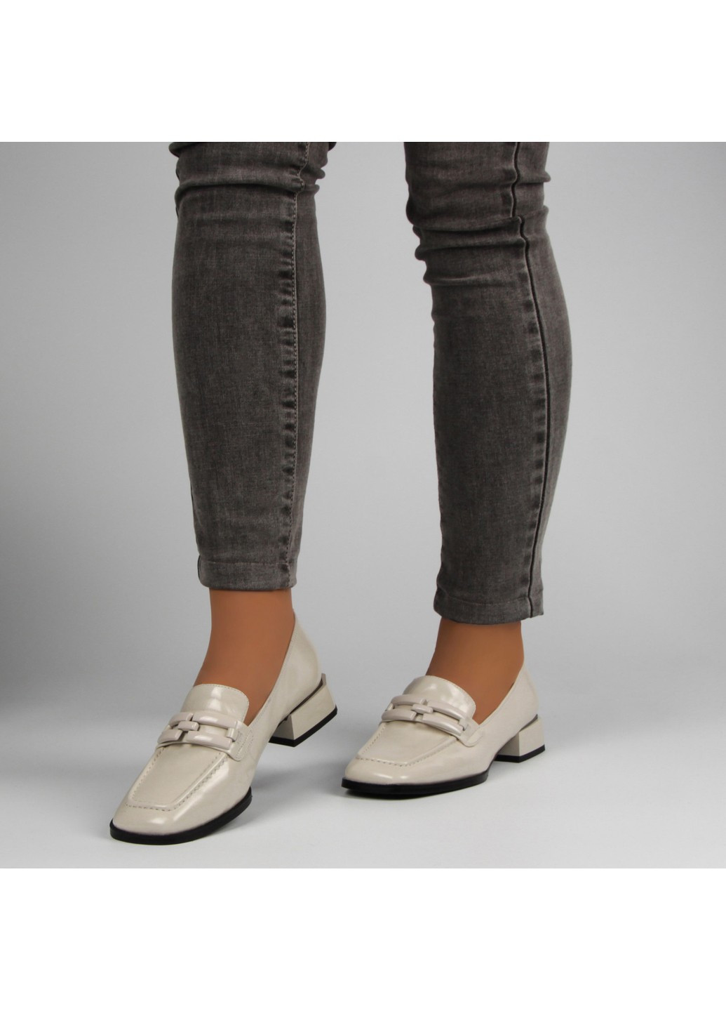 Buts Жіночі лофери 198110 бежевий з натуральна шкіра, — демісезон (257041907)