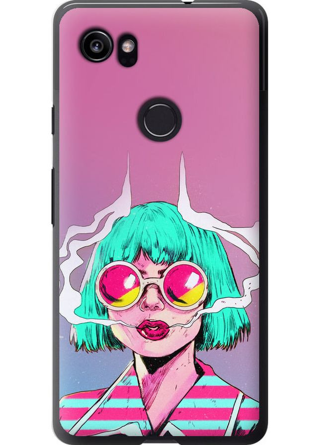 2D пластиковий чохол 'Поп арт дівчина' для Endorphone Google PixeL 2 XL (276193096)