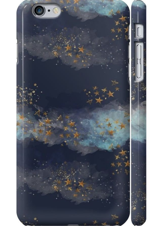 3D пластиковий глянцевий чохол 'Ніч золоті зірки' для Endorphone Apple iPhone 6 Plus (276323174)