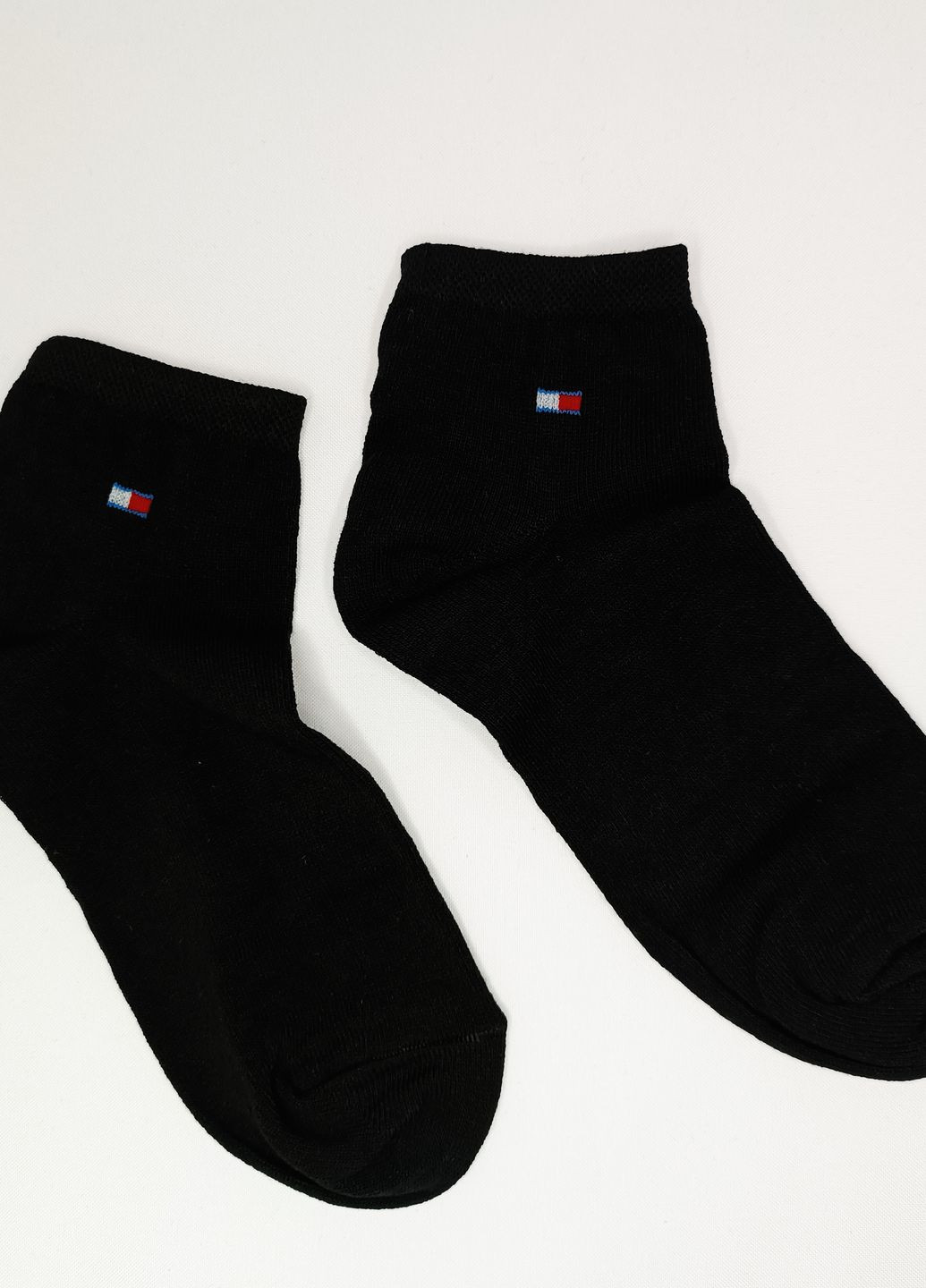 Короткие демисезонные черные спортивные носки No Brand (267147773)