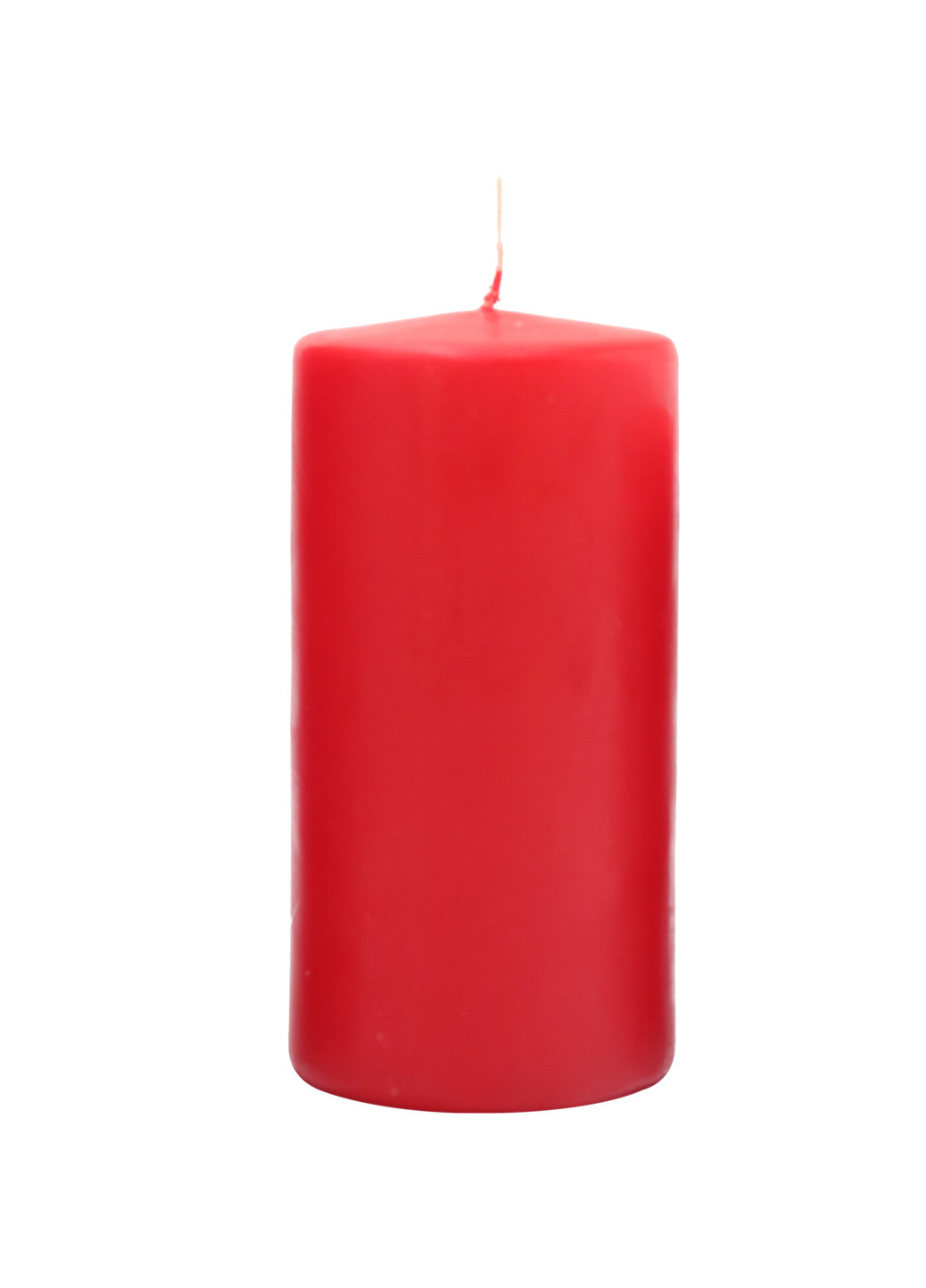 Свічка циліндрична червона 140*70 (63 год) Candlesense Decor (257033610)