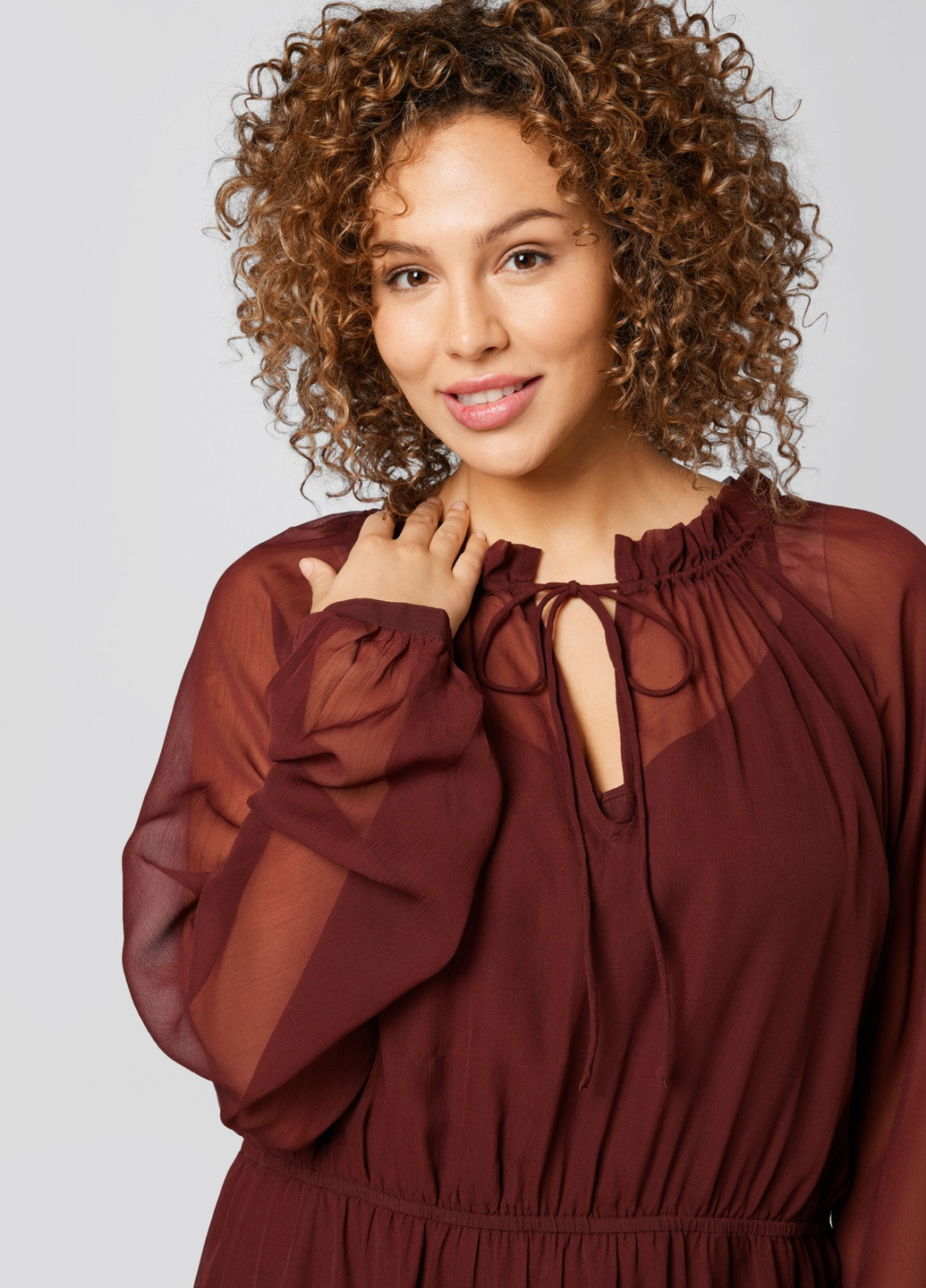 Коричневое платье GMK