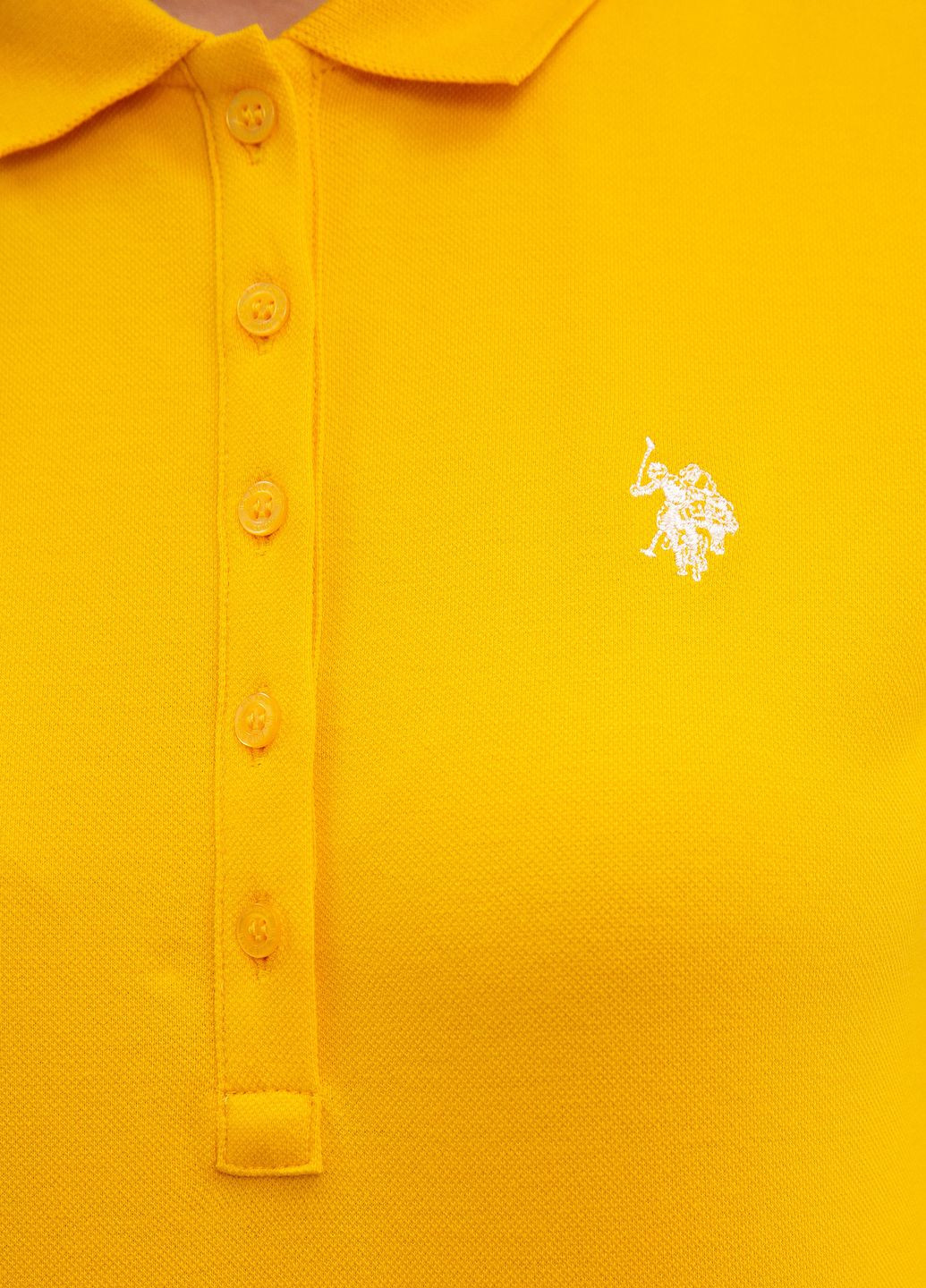 Светло-желтая футболка u.s/ polo assn. женская U.S. Polo Assn.