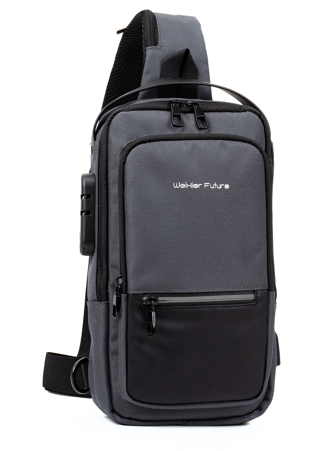Спортивна сумка слінг Weixier, сіра JoyArt x303gr (263684426)