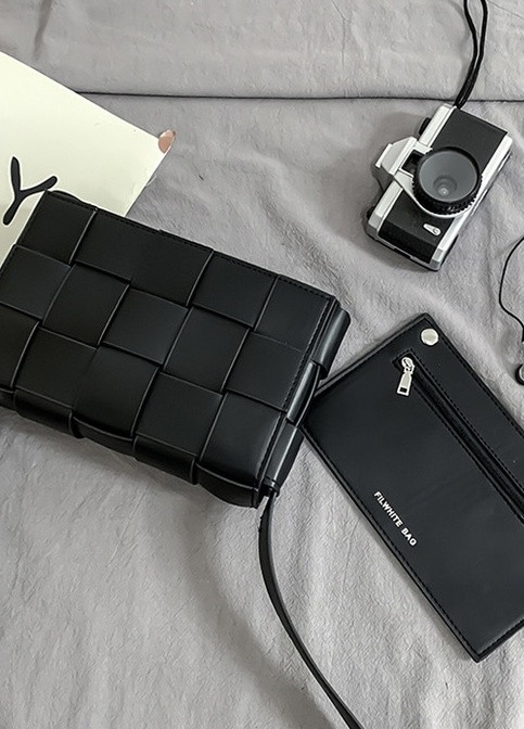 Сумка прямокутна 1023 крос-боді через плече чорна No Brand (258461960)