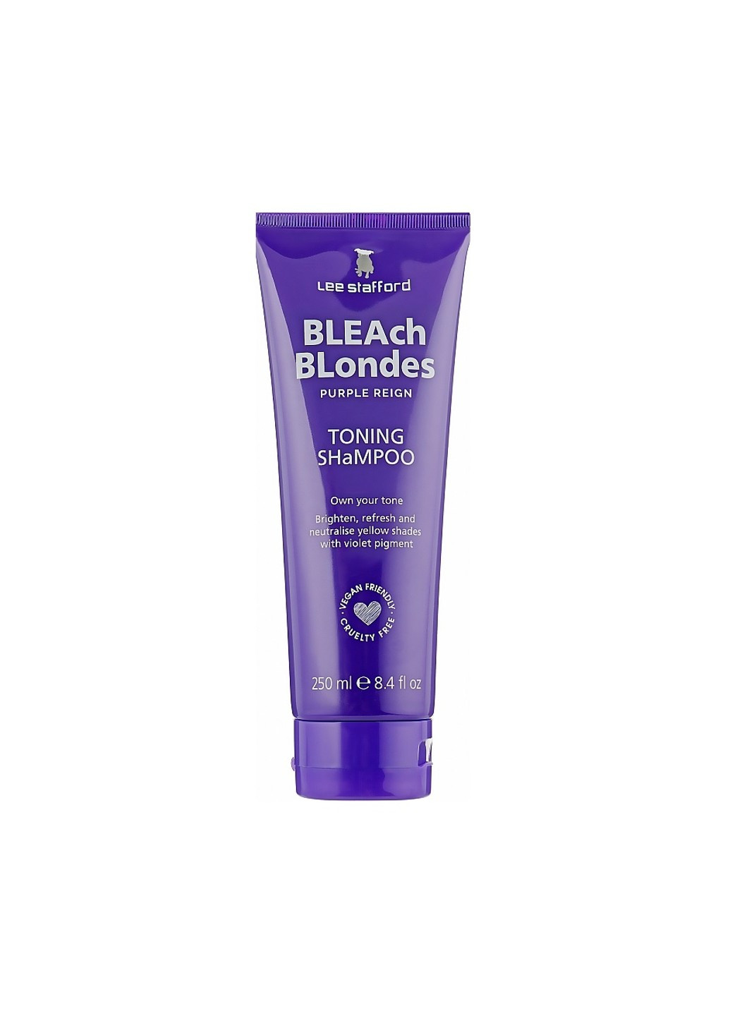 Тонирующий фиолетовый шампунь для осветленных волос Bleach Blondes Purple Toning Shampoo 250 мл Lee Stafford (269237718)