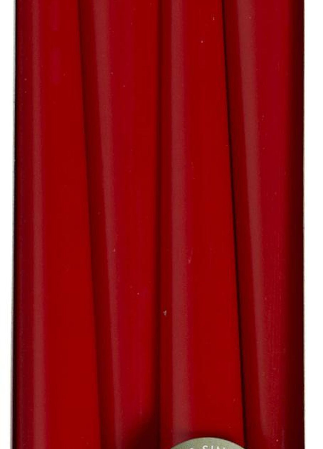 Свеча столовая конусная 24.5х2.4см красная 4шт. (BOL-350941) Bolsius (263945498)