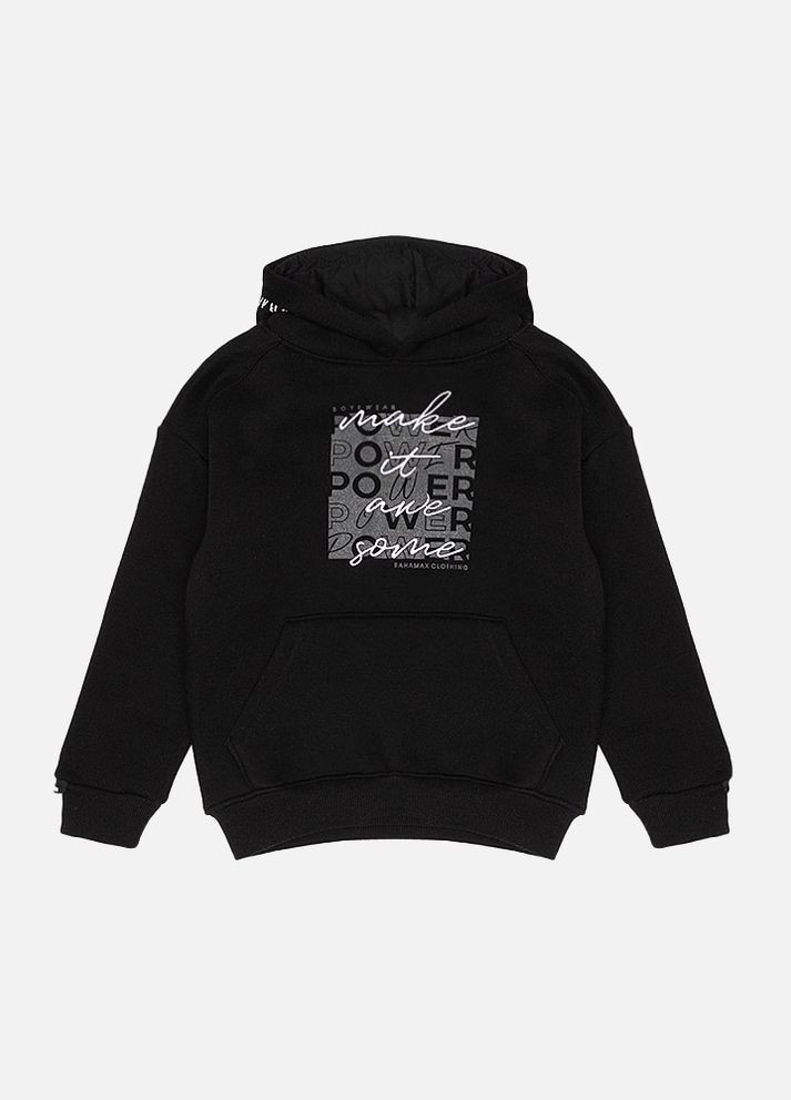 Худи для мальчика цвет черный ЦБ-00228522 Bahamax (264640621)