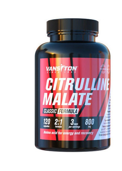 L-Citrulline Malate 120 Caps Vansiton (256726027)
