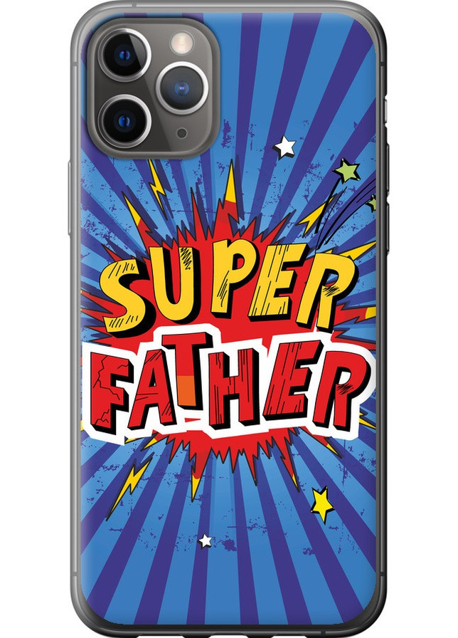Силиконовый чехол 'Супер папа v2' для Endorphone Apple iPhone 11 Pro (258088363)