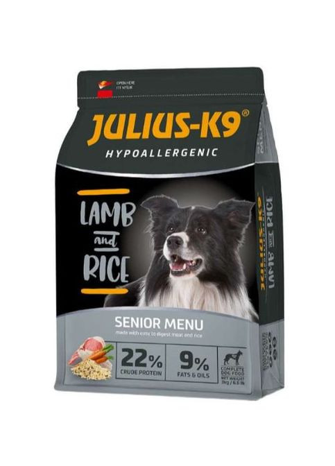 Julius K-9 Ягненок и Рис для старших собак Senior Lamb&Rice Гипоаллергенный. (3кг) Julius-K9 (275925020)