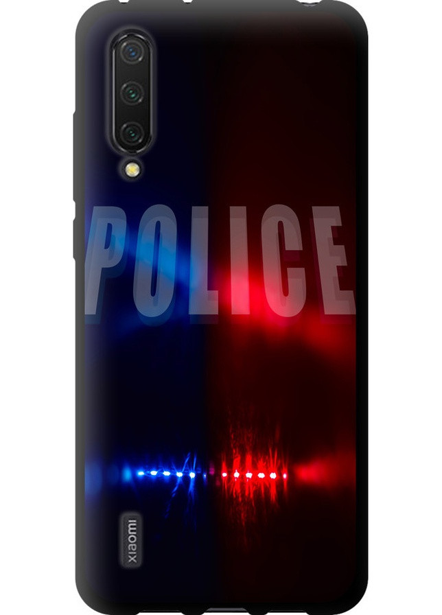 TPU черный чехол 'Полиция' для Endorphone Xiaomi Mi 9 Lite (258170810)