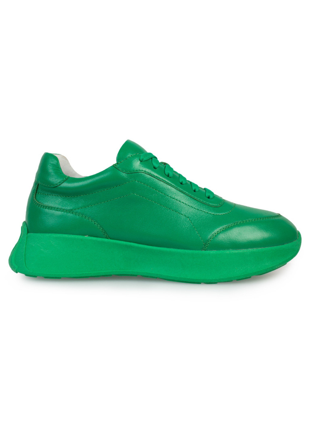 Зелені осінні кросівки жіночі бренду 8200397_(1) ModaMilano