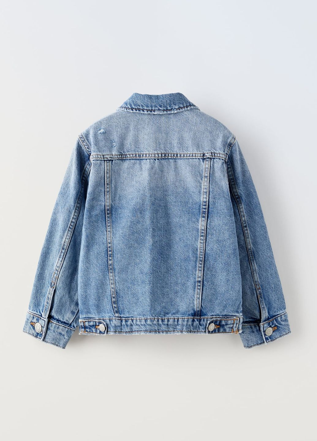 Блакитна демісезонна джинсова куртка дитяча Zara