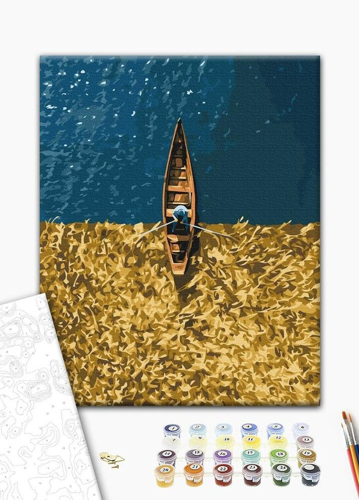 Картина по номерам "Озеро Свитязь" цвет разноцветный ЦБ-00234073 Brushme (265211603)