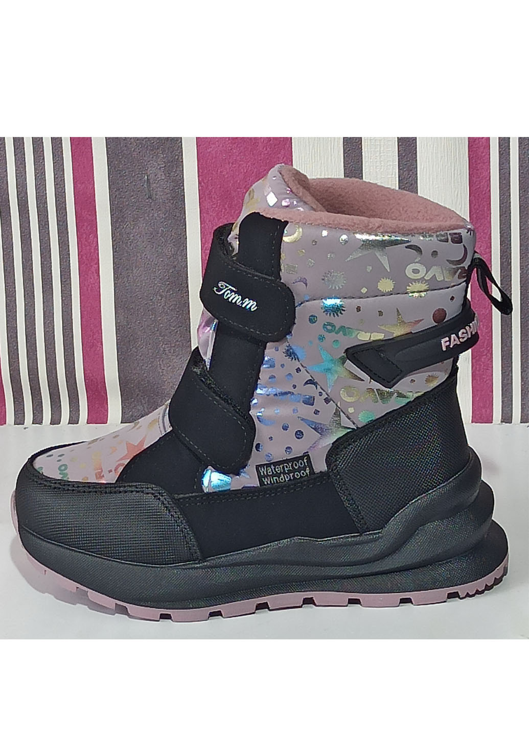 Дитячі зимові черевики для дівчинки на овчині 10789В 31-20см Tom.M (263360978)