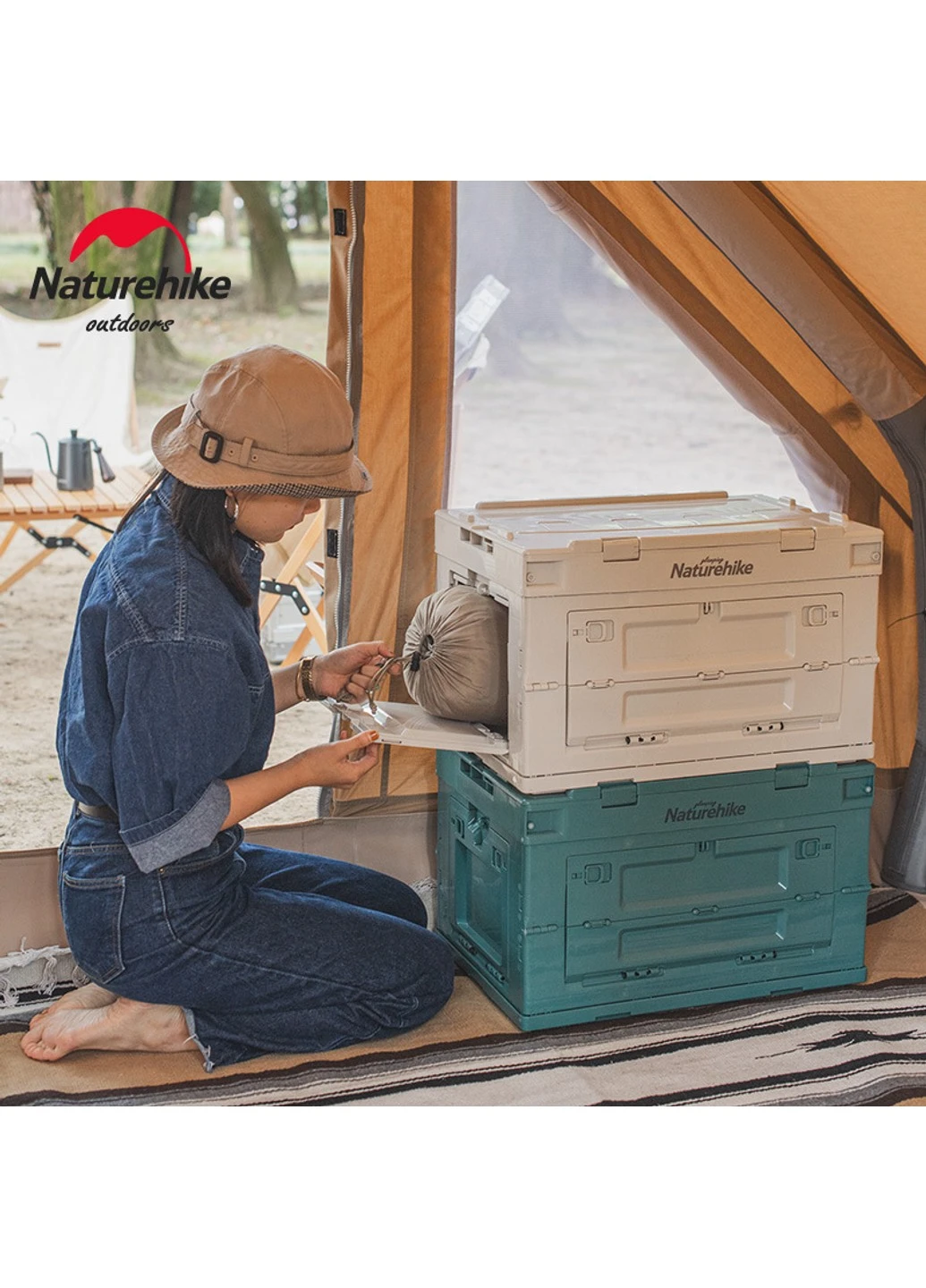 Контейнер складаний PP box S 25 л NH20SJ036 blue Naturehike (258967419)