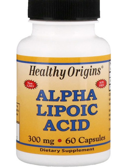 Alpha Lipoic Acid 300 mg 60 Caps Healthy Origins (256725069)