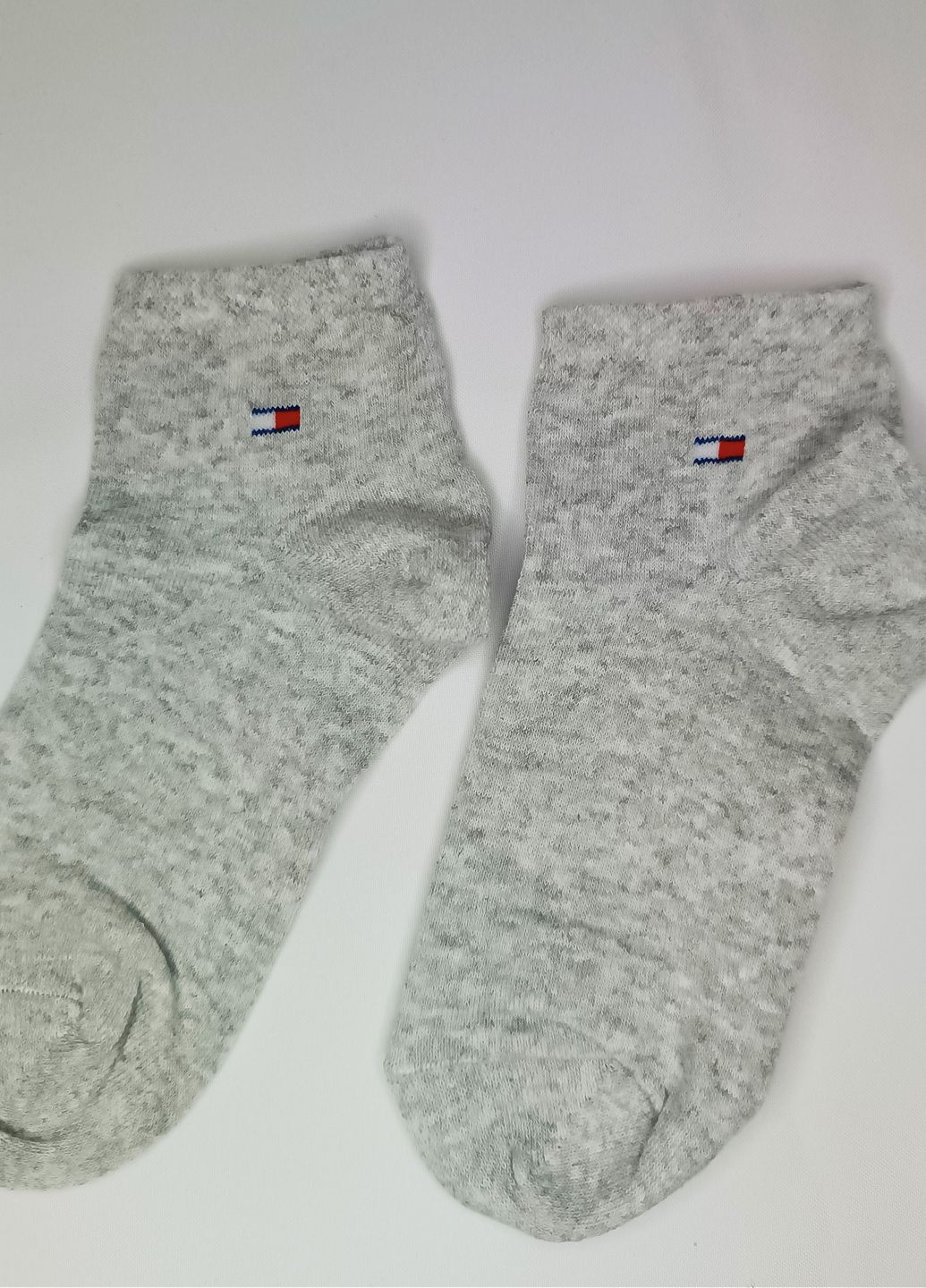 Короткі демісезонні сірі спортивні шкарпетки No Brand (267147771)