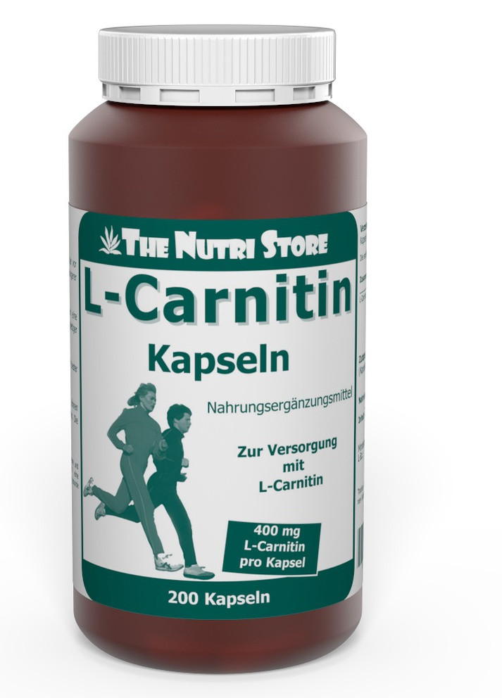 L-Carnitine 400 mg 200 Caps ФР-00000158 The Nutri Store (256722433)