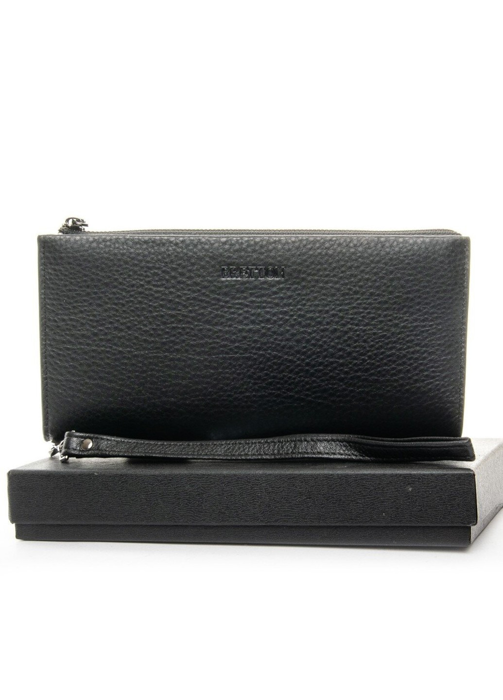 Шкіряний чоловічий гаманець 162-5 black Bretton (261771469)