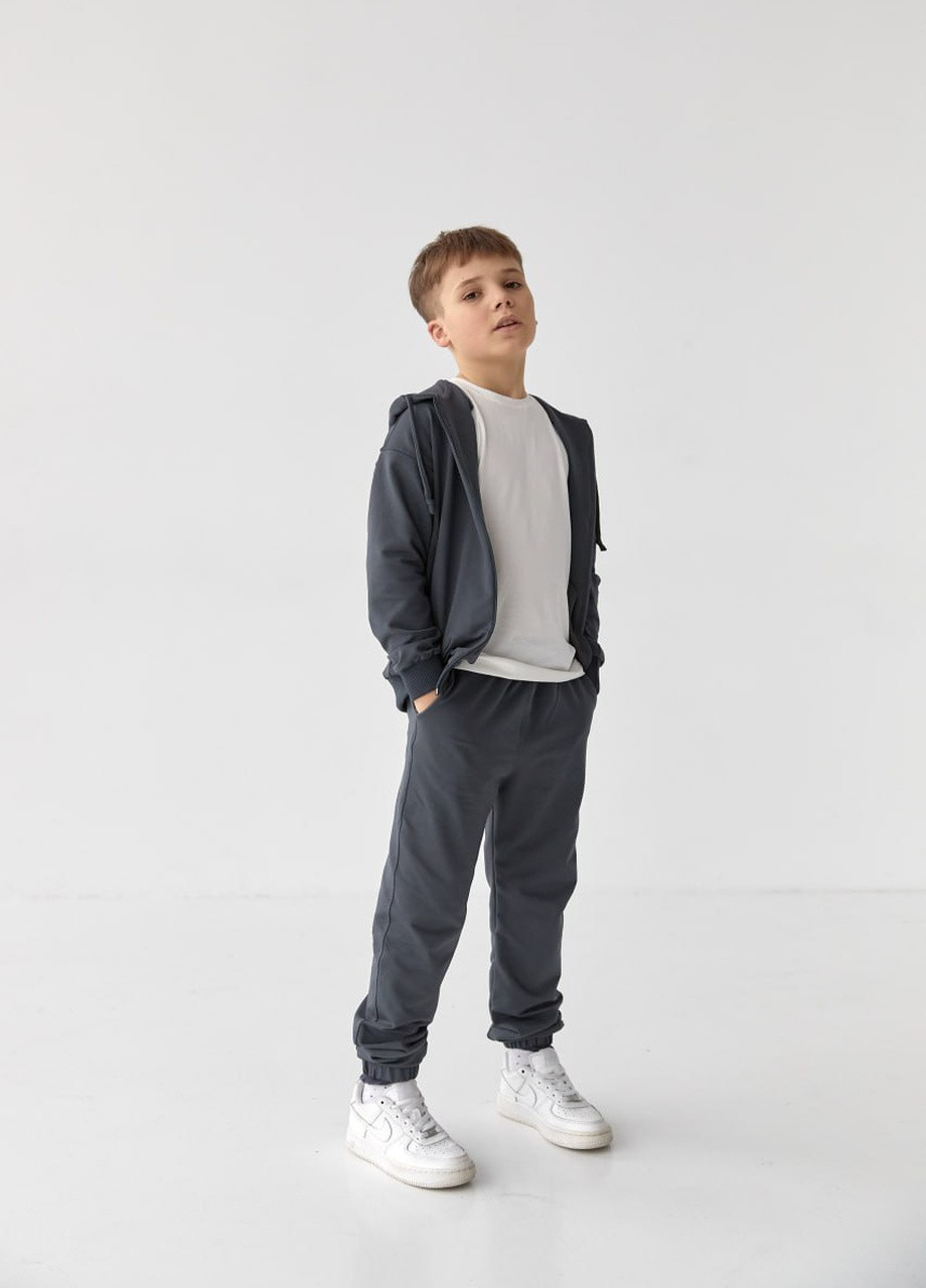 Детский спортивный костюм для мальчика графит 408473 New Trend (259034530)