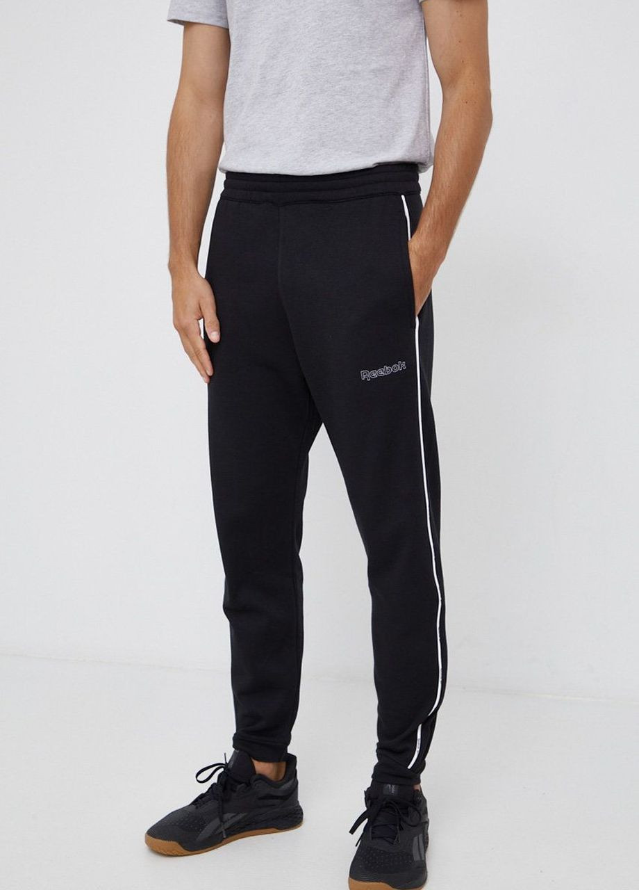 Черные спортивные демисезонные брюки Reebok