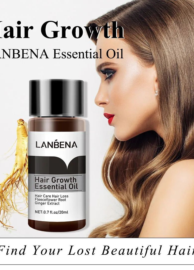 Олія для росту волосся з імбиром 20 ml LANBENA (277979526)