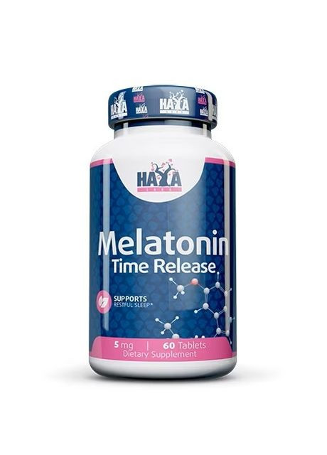 Мелатонін Melatonin Time Release 5 mg 60 tabl Haya Labs (271531279)