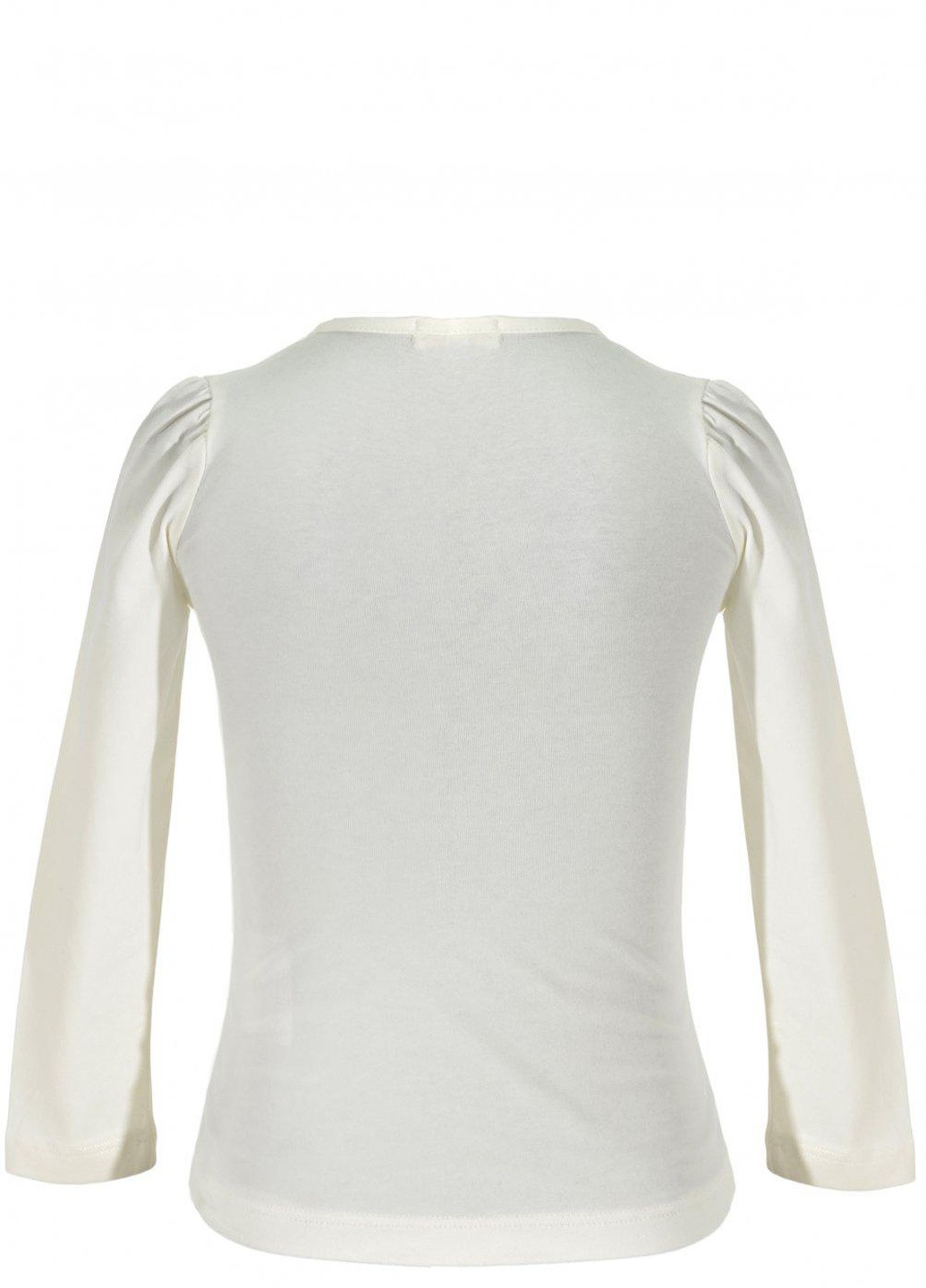 Белая футболки батник дівчинка (w019-6) Lemanta