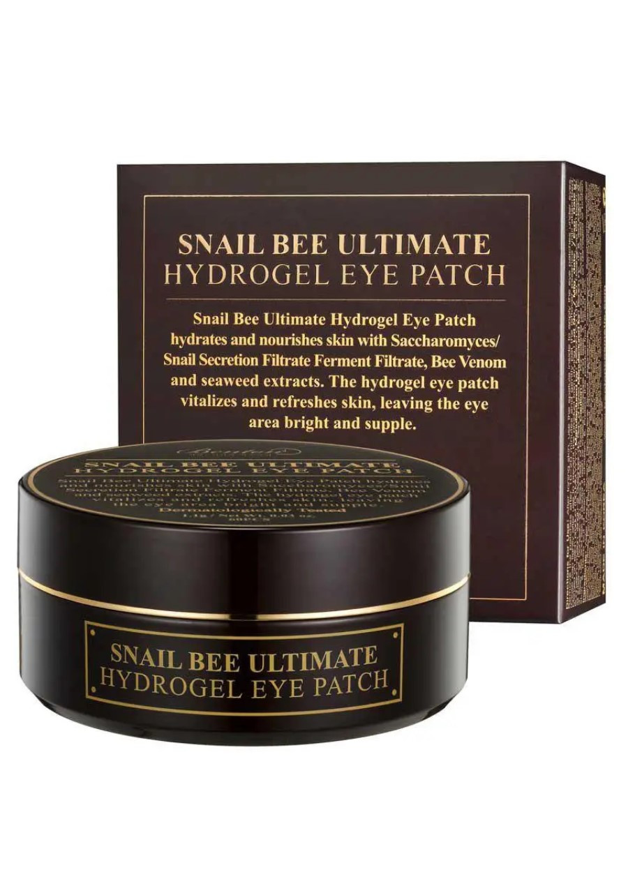 Гидрогелевые патчи с ферментированным муцином улитки и пчелиным ядом Snail Bee Ultimate Hydrogel Eye Patch (60 шт.) Benton (268662521)