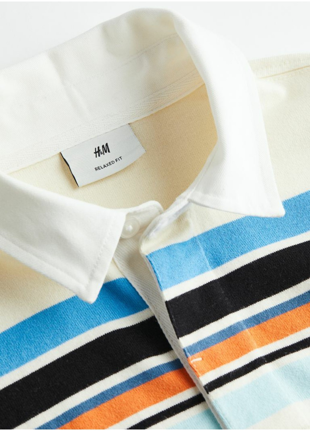 Белая повседневный рубашка H&M