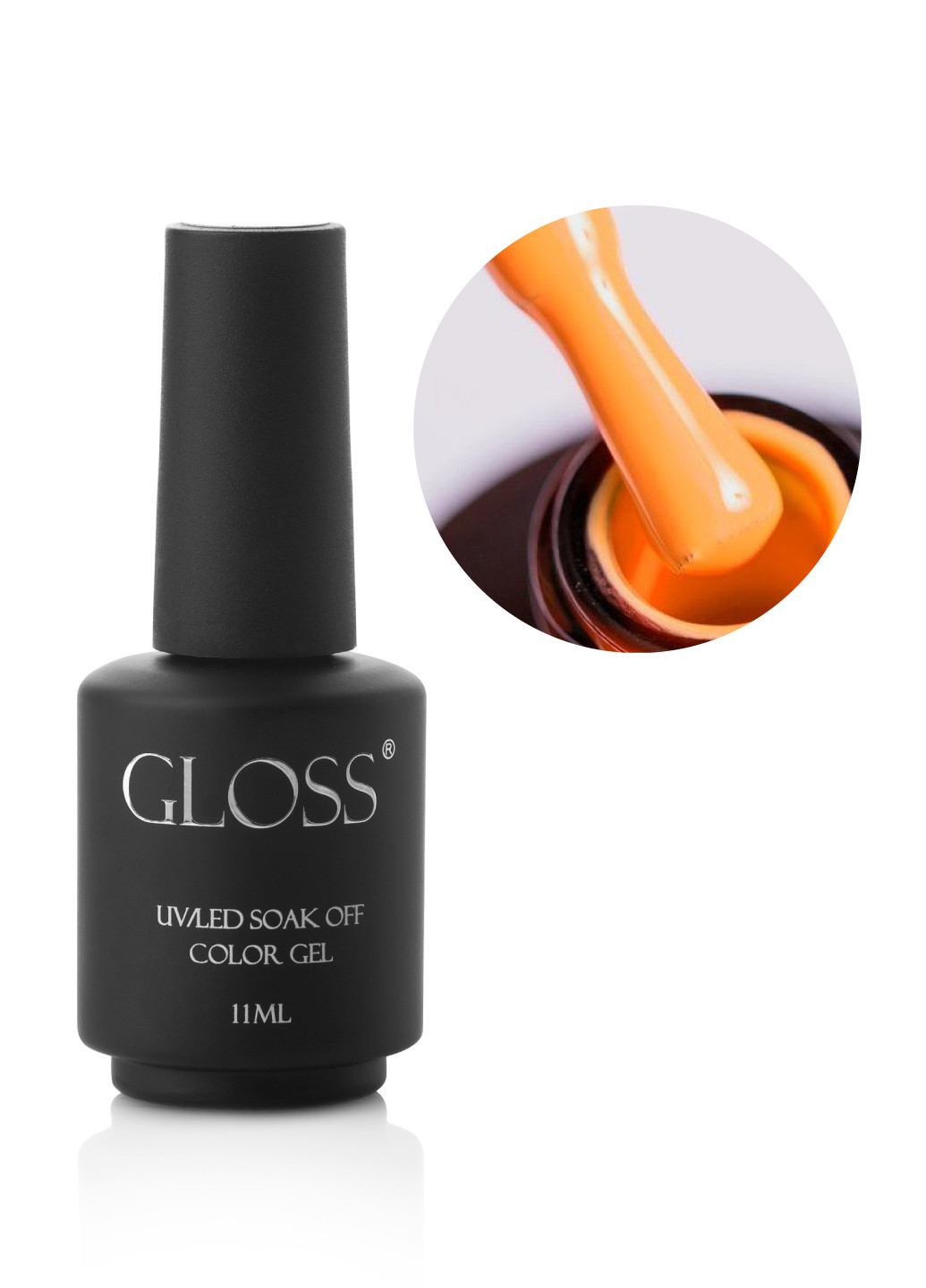 Гель-лак GLOSS 156 (помаранчевий), 11 мл Gloss Company пастель (269462405)