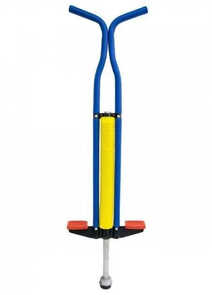 Джампер Пого Стік Pogo Stick (Коник) дитячий Синій, палиця-стрибалка до 50 кг Black (268221588)