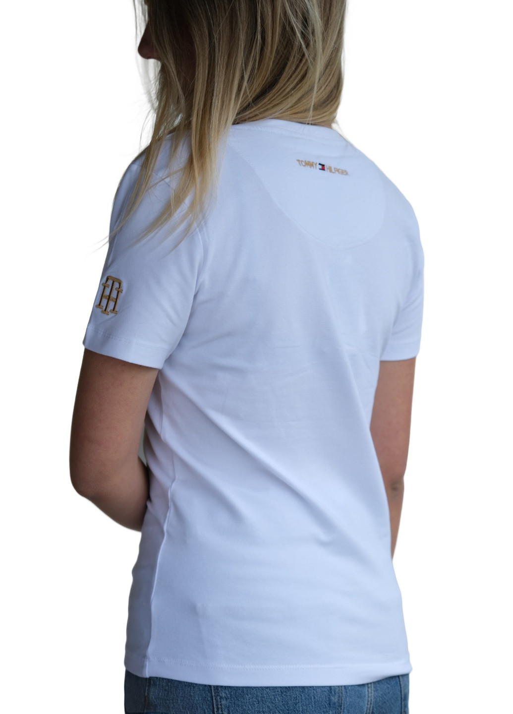 Біла літня футболка жіноча Tommy Hilfiger