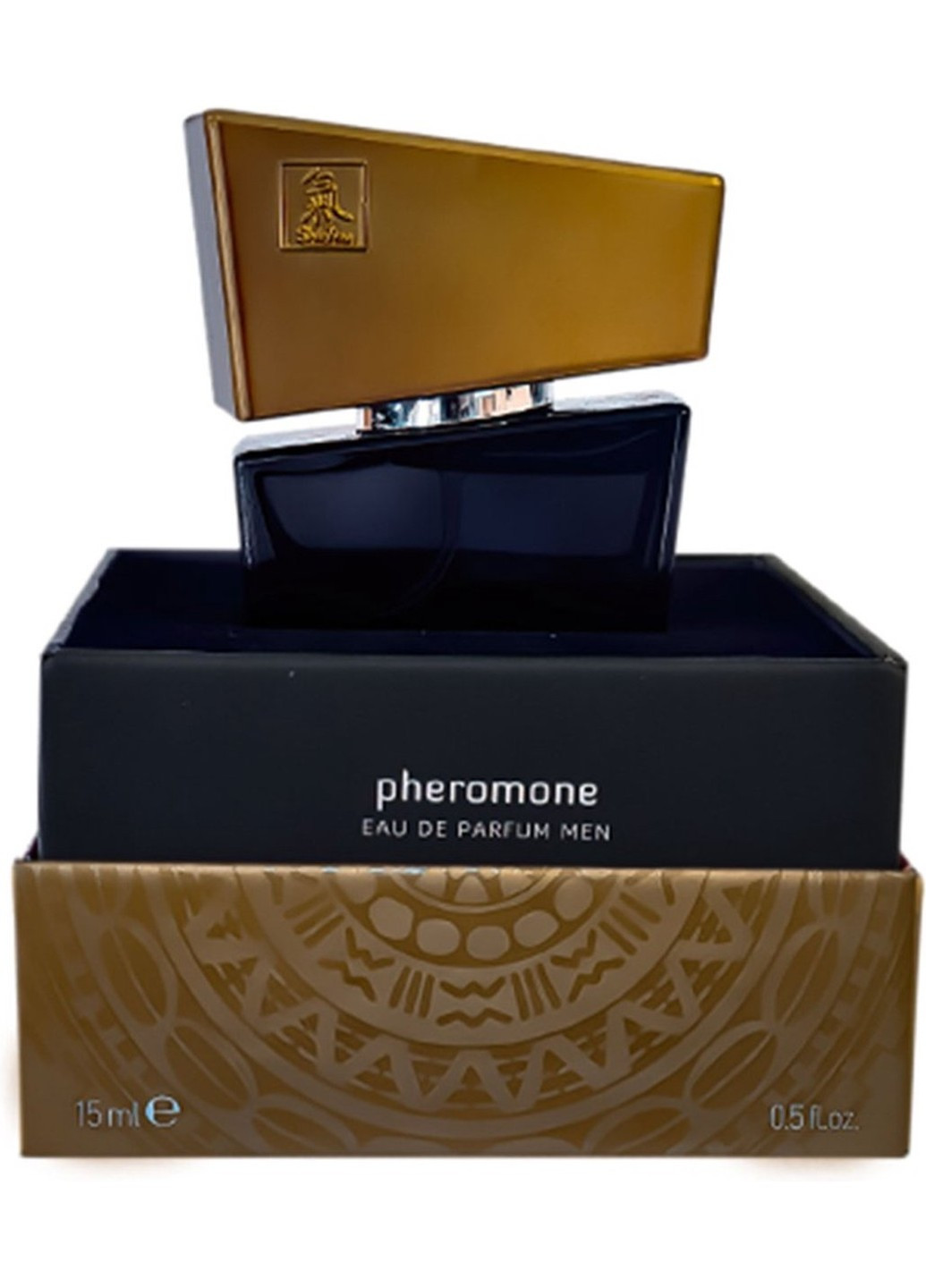 Духи з феромонами чоловічі SHIATSU Pheromone Fragrance men grey 15 ml Hot (258551443)