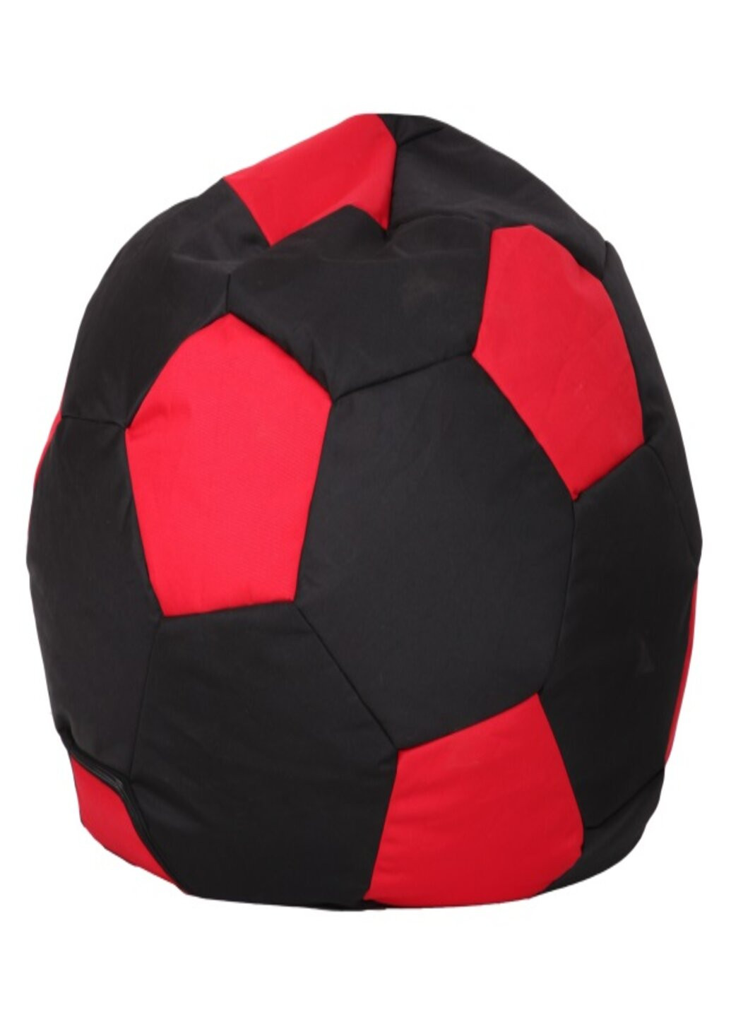 Кресло-мешок Мяч Хатка средний Черный с красным No Brand (257999412)