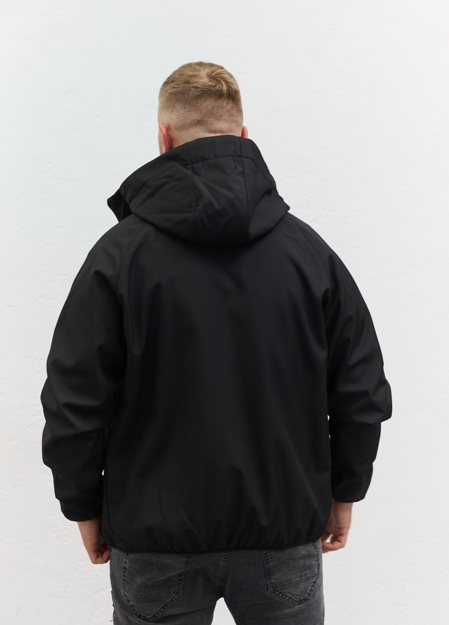 Черная демисезонная куртка мужская No Brand