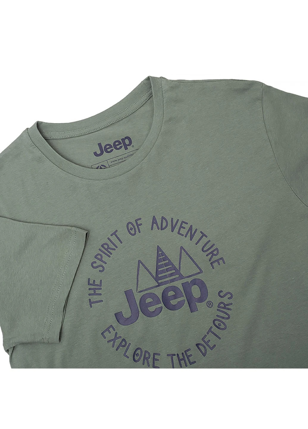 Хаки (оливковая) футболка t-shirt the spirit of adventure Jeep