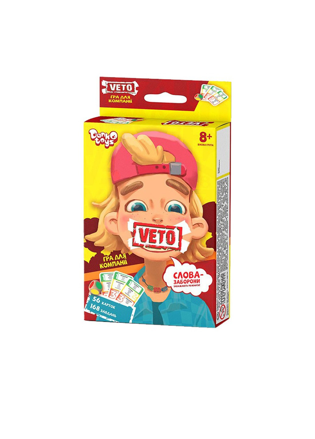Настольная развлекательная игра "VETO" мини цвет разноцветный ЦБ-00147184 Danko Toys (259466579)