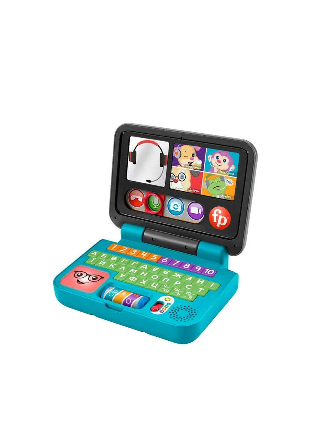 Ноутбук "Веселе спілкування" колір різнокольоровий ЦБ-00200433 Fisher-Price (259464971)