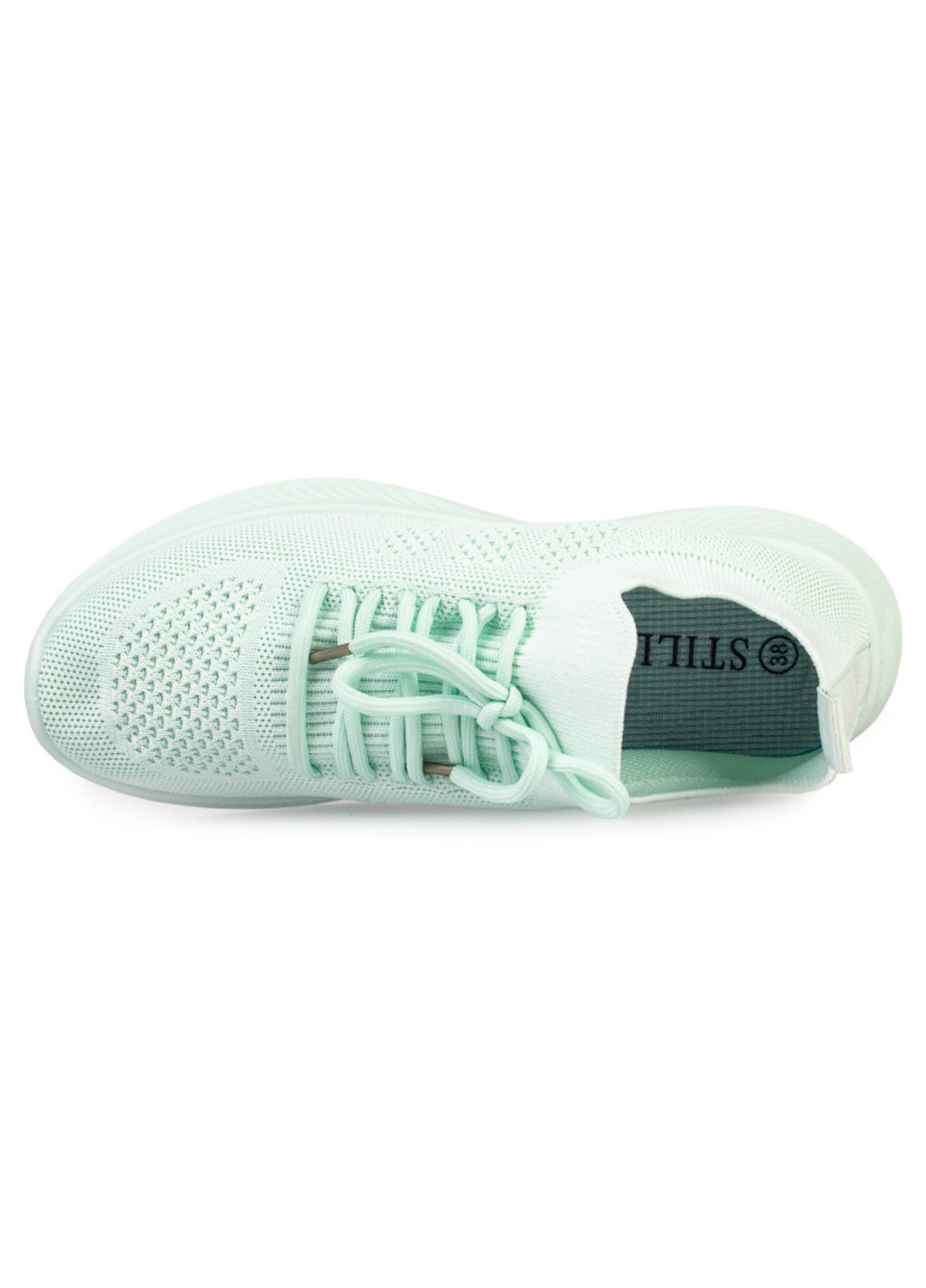 Зеленые демисезонные кроссовки женские бренда 8200177_(5) Stilli