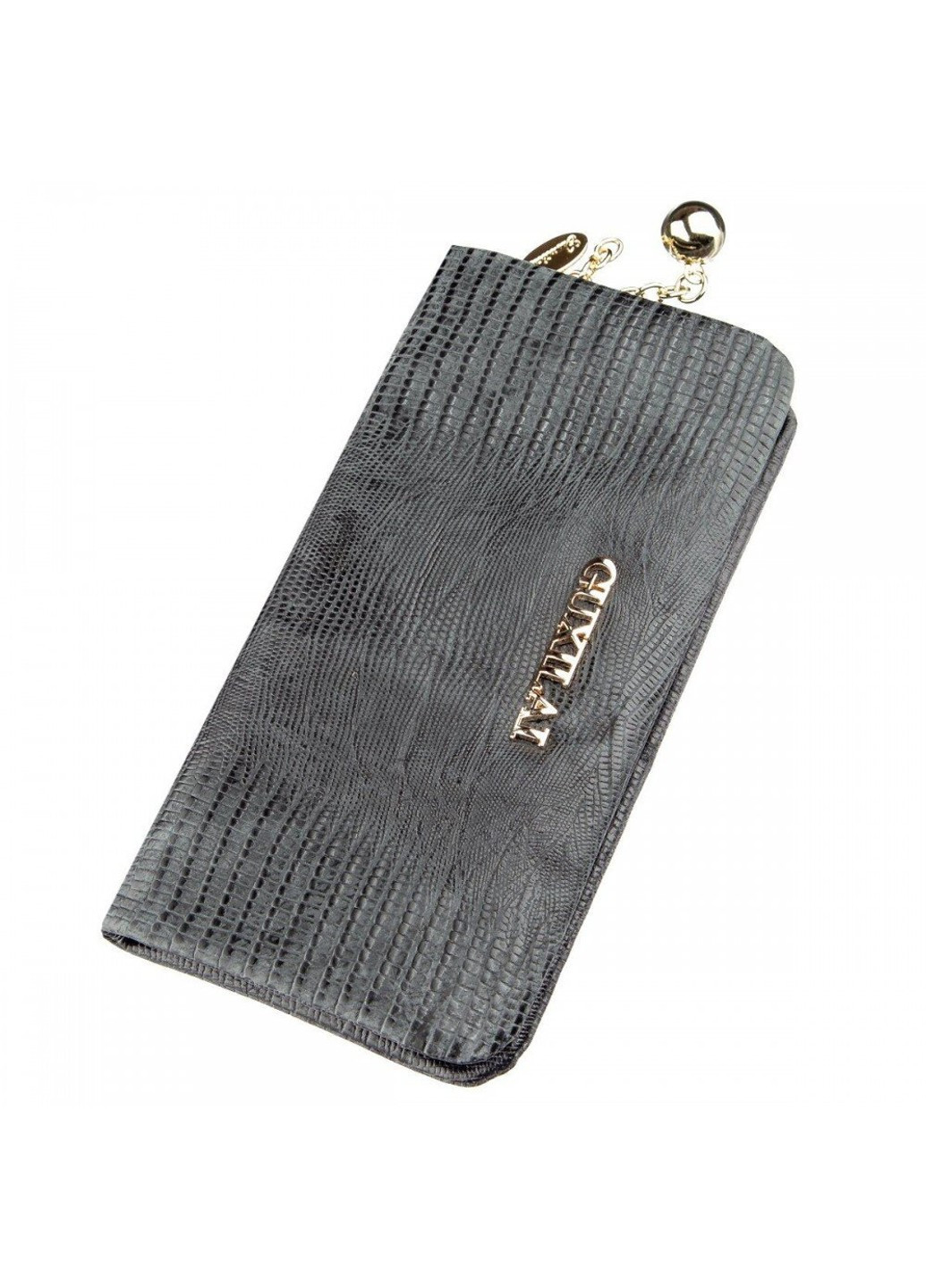 Жіночий шкіряний гаманець Guxilai 18960 Помаранчевий Baliya (262453631)