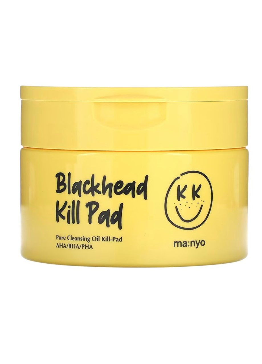 Пэды гидрофильные для очищения кожи с AHA BHA PHA кислотами Blackhead Kill Pad 50 шт. Manyo (267746422)