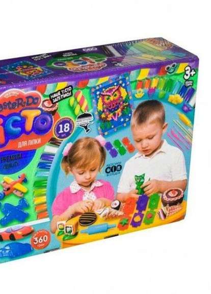 Тесто для лепки "Master Do" (18 цветов) цвет разноцветный ЦБ-00006628 Danko Toys (259465709)