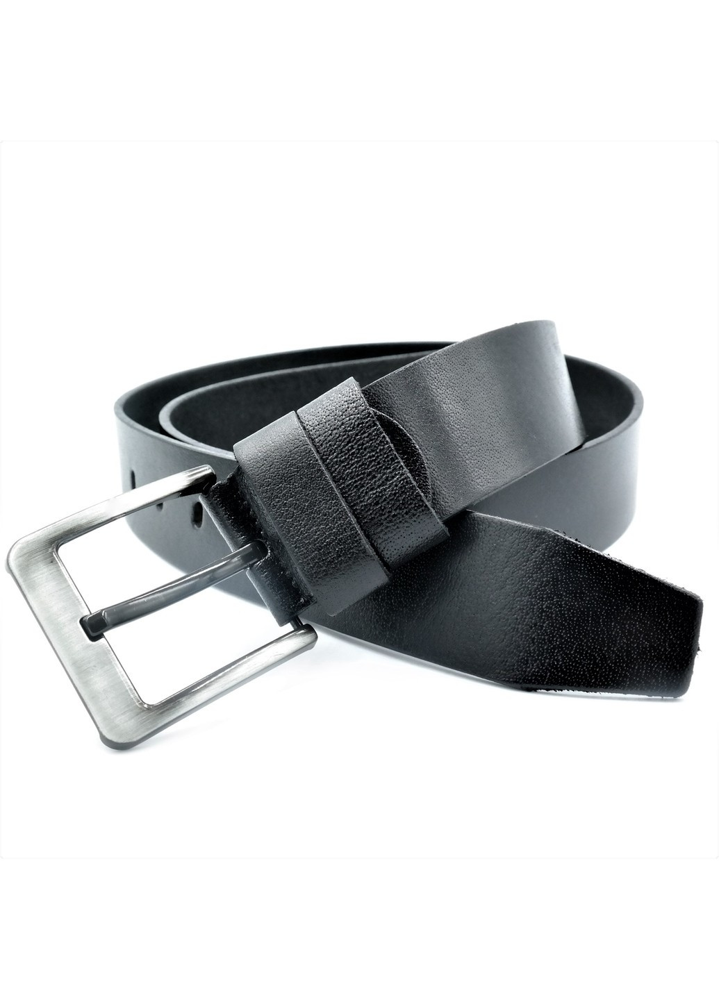 Ремінь чоловічий m-45kozh-0389 110-125 см Чорний (m-45kozh-0389) Le-Mon (272596893)