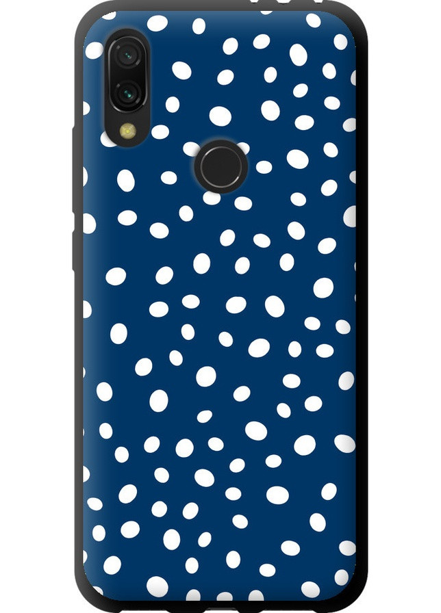 TPU чорний чохол 'Горошок v3' для Endorphone Xiaomi Redmi 7 (258082413)